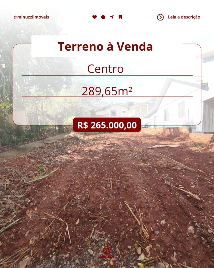 Terrno à Venda- Centro