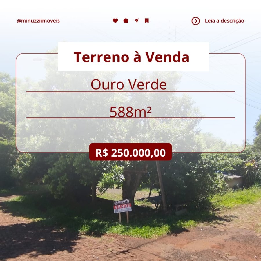 Terreno à Venda- Ouro Verde