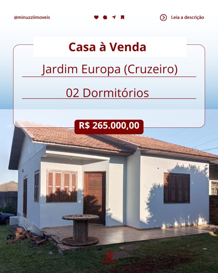 Casa à Venda - Cruzeiro (Jardim Europa)