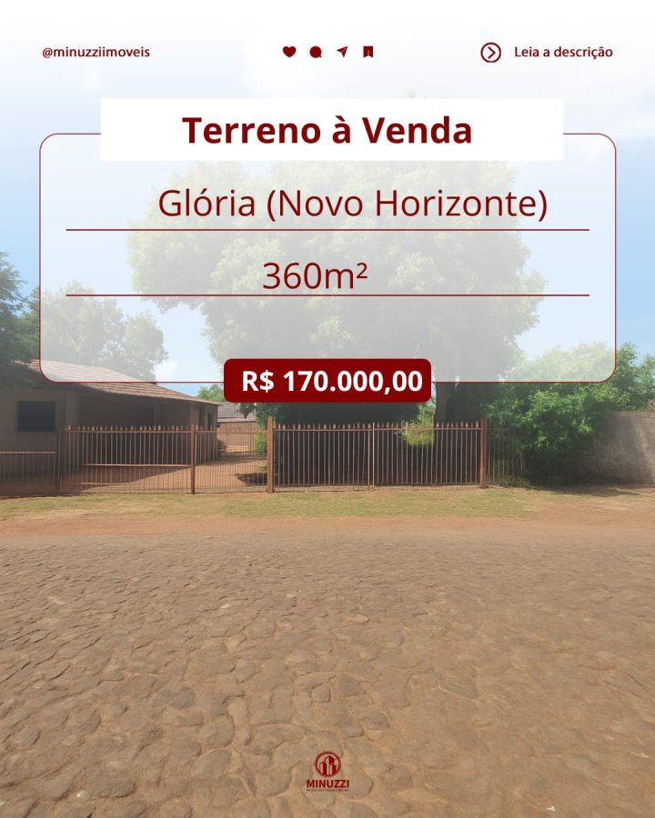 Terreno à Venda - Novo Horizonte (Glória)