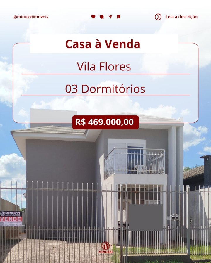 Casa à Venda- Vila Flores