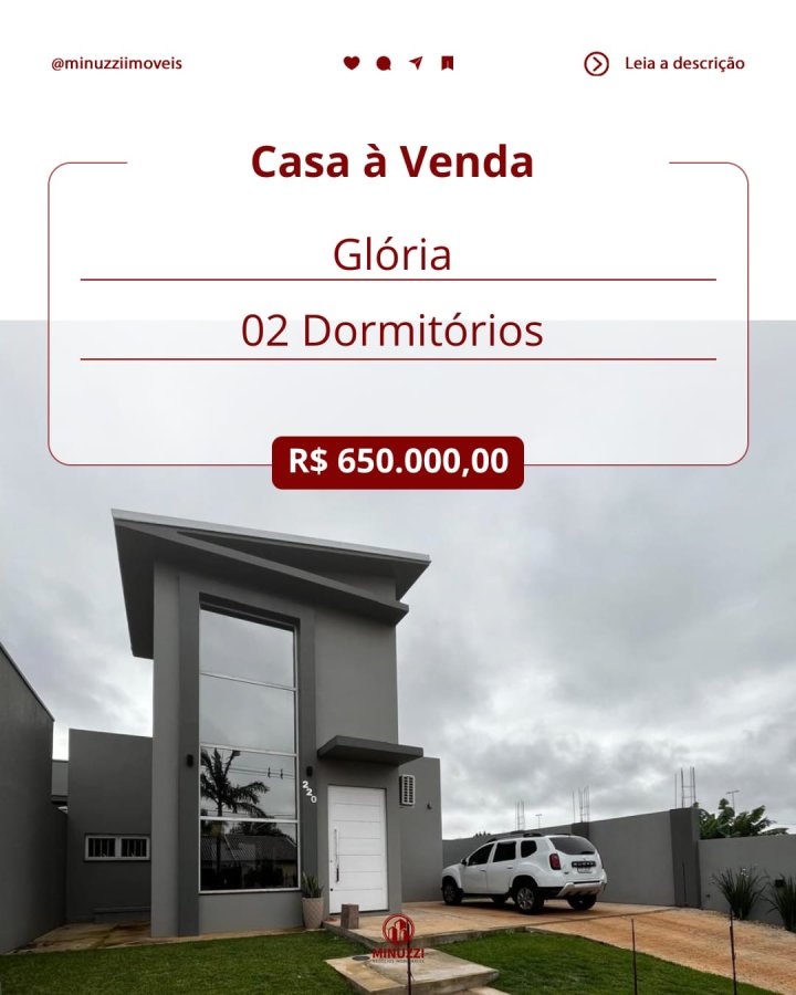 Casa à Venda- Glória (Loteamento Silva)