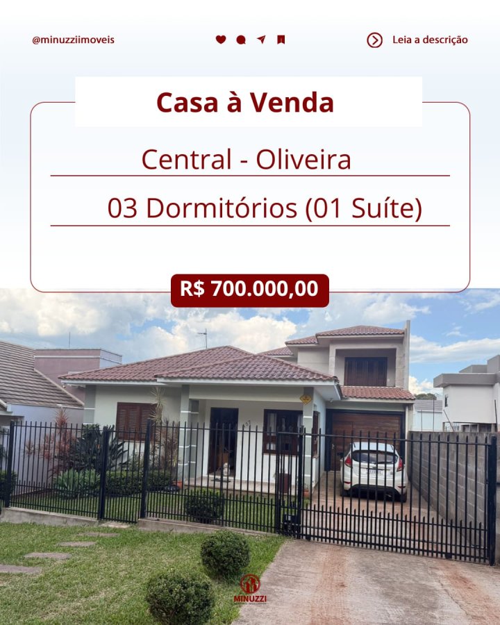 Casa à Venda - Oliveira