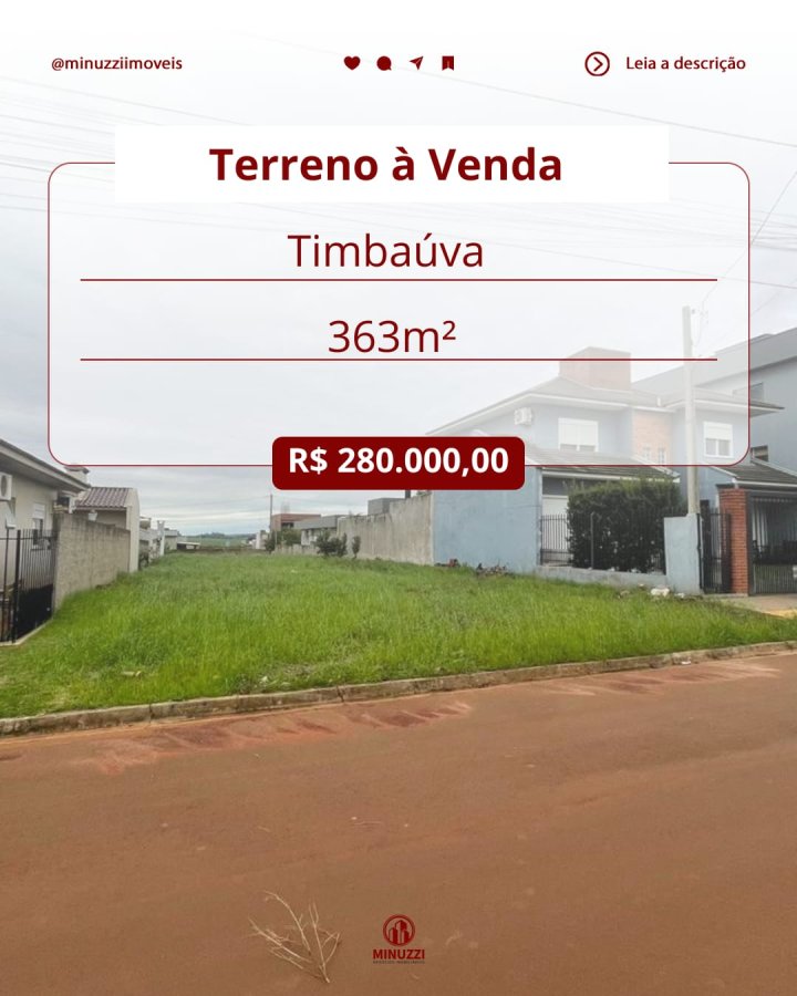 Terreno à Venda - Timbaúva