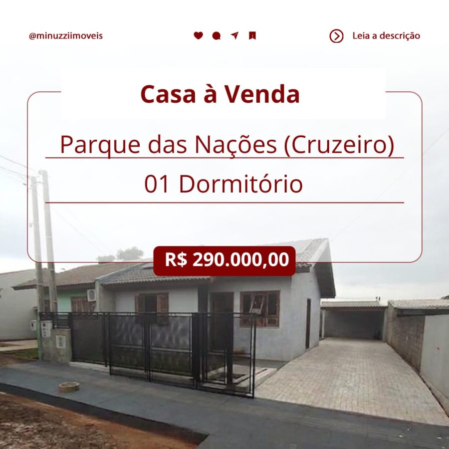 Casa à Venda - Loteamento Parque das Nações (Cruzeiro)