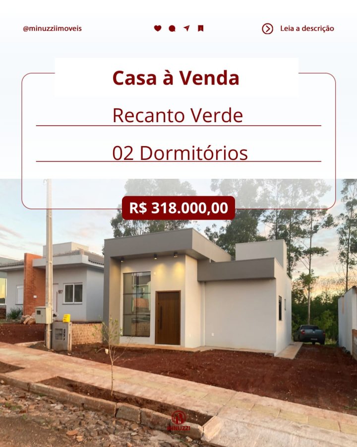 Casa à Venda - Recanto Verde