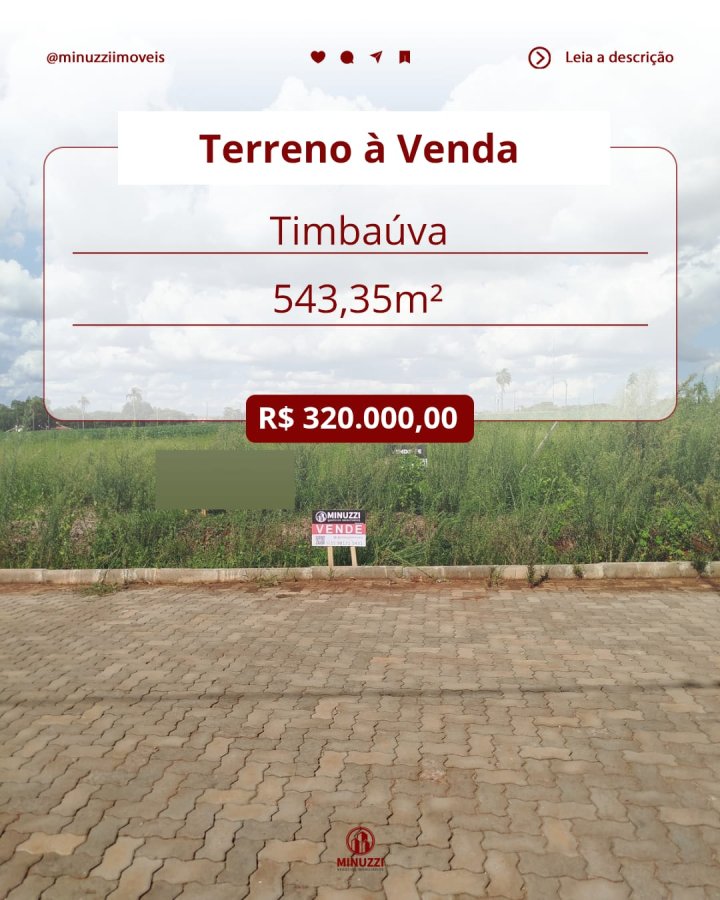 Terreno à Venda - Timbaúva