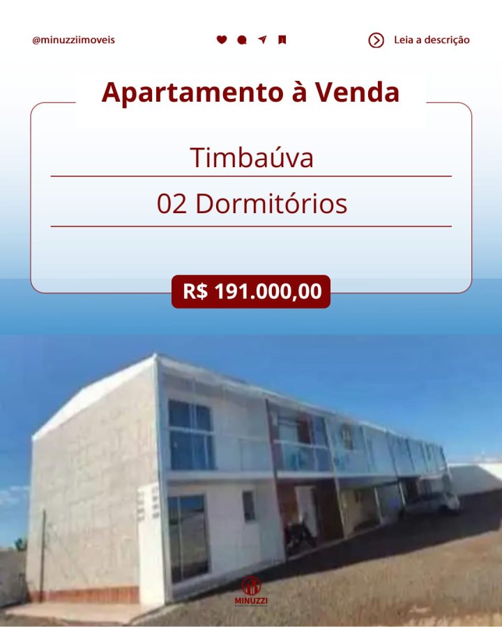 Apartamento à Venda - Timbaúva (Estilo Sobrado)