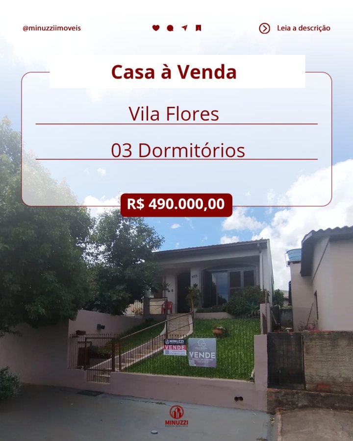 Casa à Venda - Vila Flores