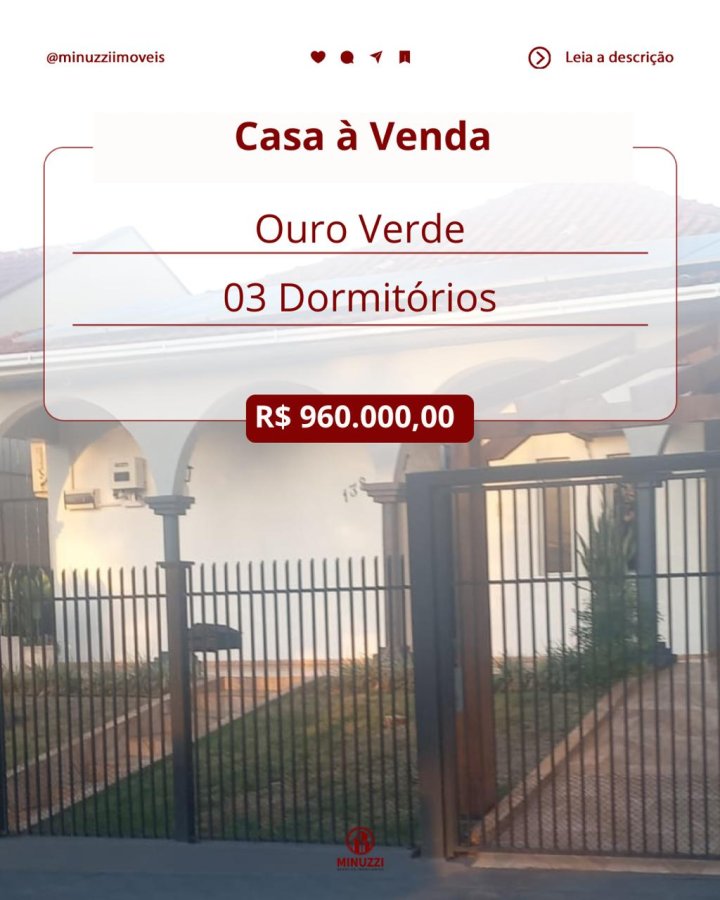 Casa à Venda - Ouro Verde