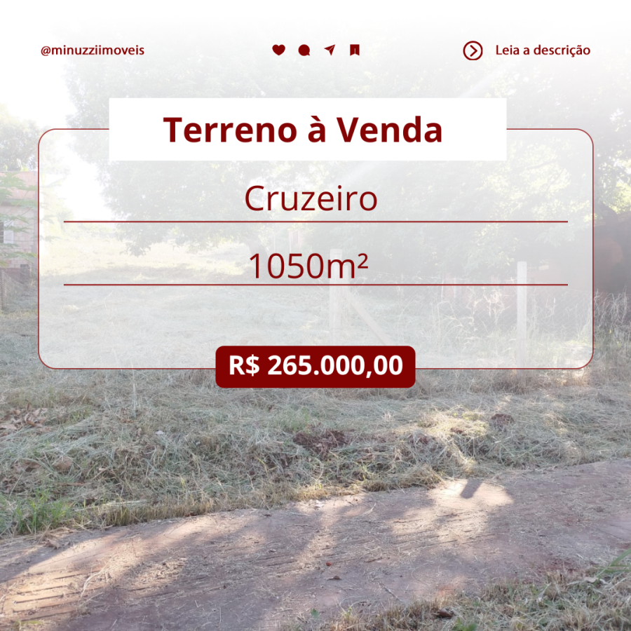 Terreno à Venda - Cruzeiro