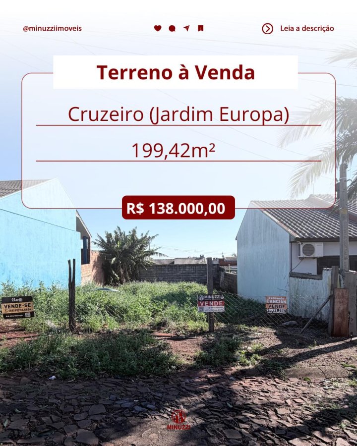 Terreno à Venda - Cruzeiro