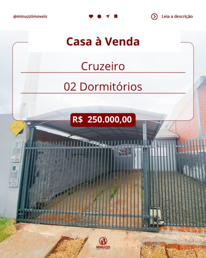 Casa Geminada à Venda - Cruzeiro