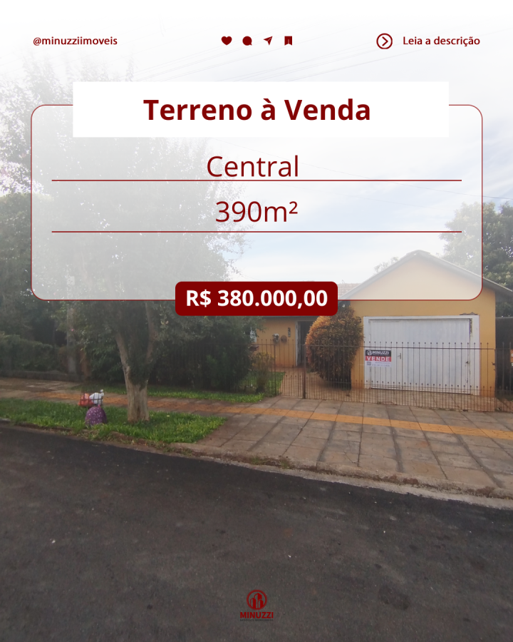 Terreno à Venda- Central (Próximo Havan)