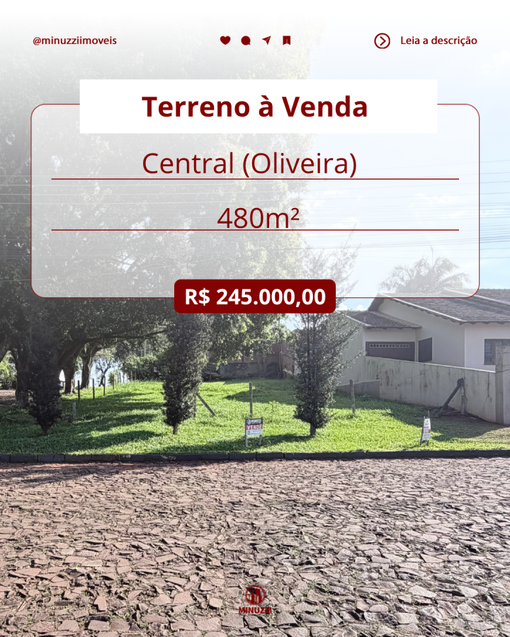 Terreno à Venda - Central (Oliveira)