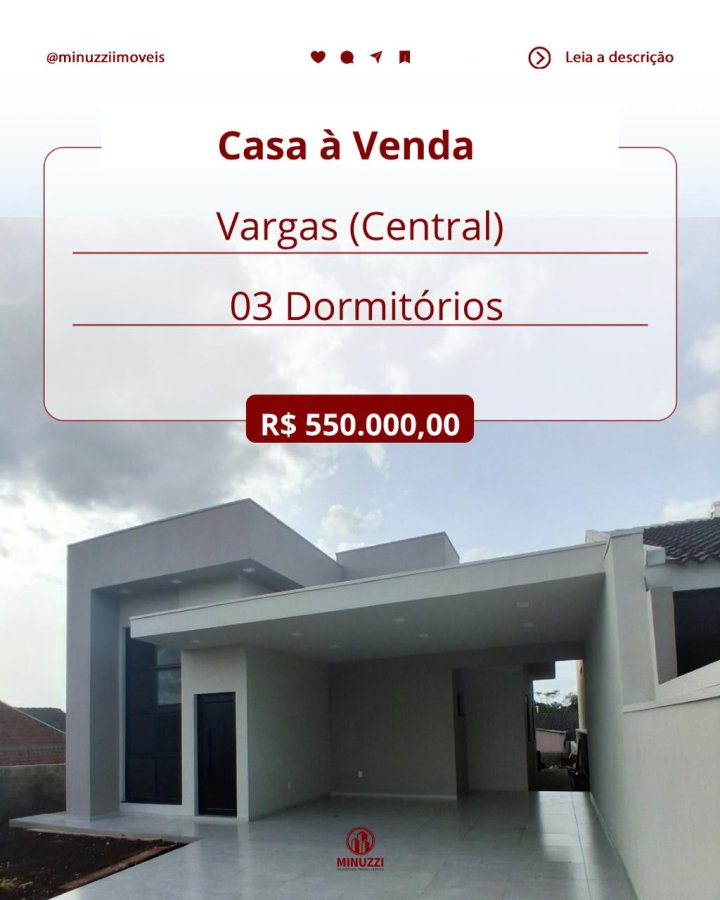 Casa à Venda - Vargas (Central - Proximo IFF)